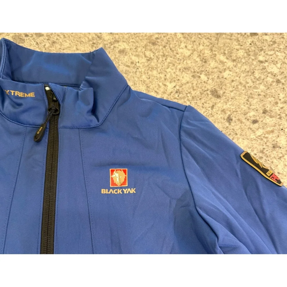 Kids/Boys Black Yak Blue‎ with Black Lightweight  Jacket Coat Size 120 (US 6/7)